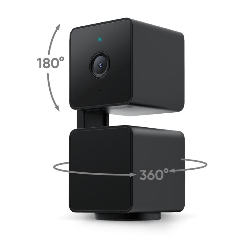 Wyze Cam Pan V3 — #1 Security Camera on Tiktok! Wired, Indoor/Outdoor Pan Tilt Zoom (PTZ) W/ 360 Degree Motion Tracking, Color Night Vision, HD, Wifi