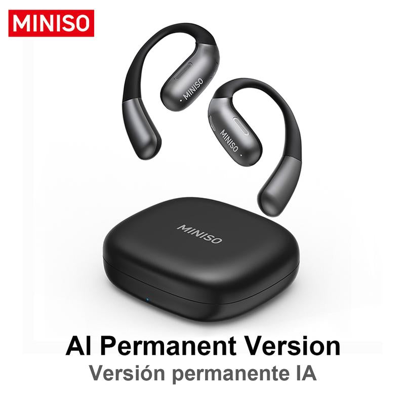 MINISO X28 OWS Open Ear Wireless Bluetooth Earbuds Support 135 Languages Real Time Bluetooth 58H Playback HIFI Stereo Fast Charging
