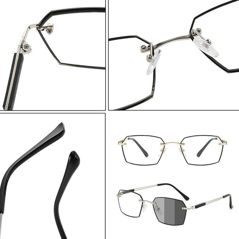 Precision Vision Aid Tool – Adjustable Focus & Photochromic Multifocal Reading Glasses for Precision Work