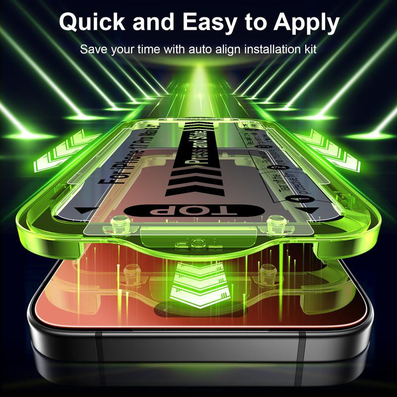 Iphone 17 Pro Max Colorful Privacy Screen Protector 2x – Gradient Anti-Spy Tempered Glass, Military-Grade 9H Hardness, Anti-Scratch, Shatterproof, Flawless Fit Tray