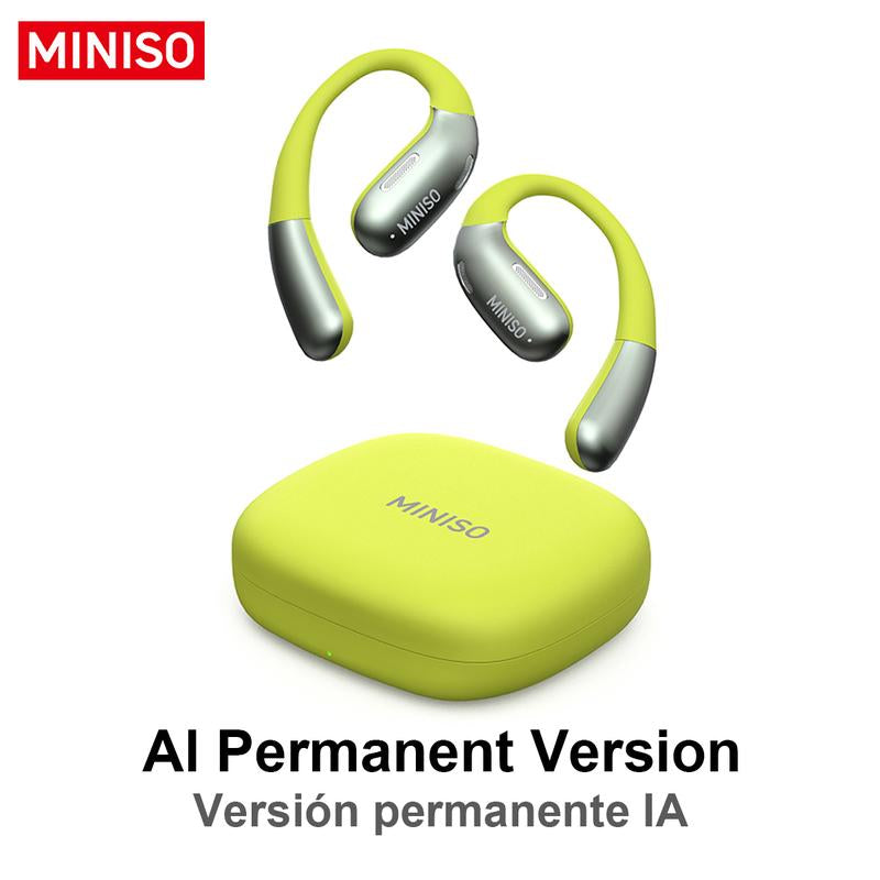 MINISO X28 OWS Open Ear Wireless Bluetooth Earbuds Support 135 Languages Real Time Bluetooth 58H Playback HIFI Stereo Fast Charging