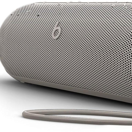 Beats Pill X Kim Kardashian - Wireless Bluetooth Speaker and Portable Charger via USB-C - up to 24 Hours Battery Life, IP67 Water Resistant, Apple & Android Compatible, Built-In Mic – Light Gray Audio