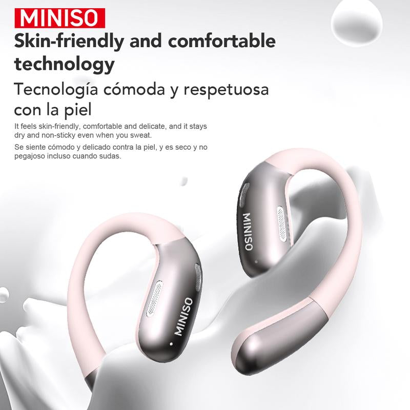 MINISO X28 OWS Open Ear Wireless Bluetooth Earbuds Support 135 Languages Real Time Bluetooth 58H Playback HIFI Stereo Fast Charging