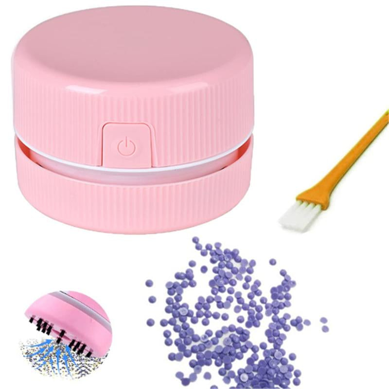 Desktop Vacuum Cleaner,Mini Table Dust Sweeper Energy Saving,High Endurance up to 90 Mins,Rotatable Design for Keyboard/Home/School/Office(Charging Version)