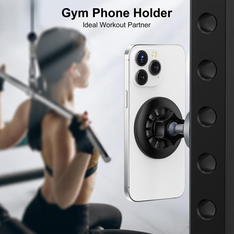 Magnetic Phone Holder, 360 Adjustable Magnetic Phone Holder, Dual Magnets, Alloy Base/Joint, Compatible with Iphone 16/15/14/13/12 Series