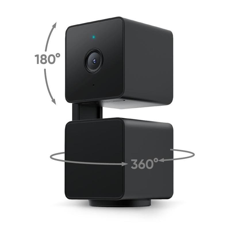 Wyze Cam Pan V3 — #1 Security Camera on Tiktok! Wired, Indoor/Outdoor Pan Tilt Zoom (PTZ) W/ 360 Degree Motion Tracking, Color Night Vision, HD, Wifi