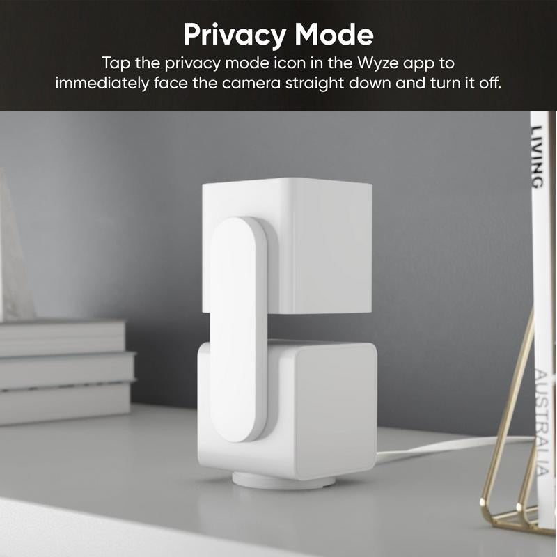 Wyze Cam Pan V3 — #1 Security Camera on Tiktok! Wired, Indoor/Outdoor Pan Tilt Zoom (PTZ) W/ 360 Degree Motion Tracking, Color Night Vision, HD, Wifi