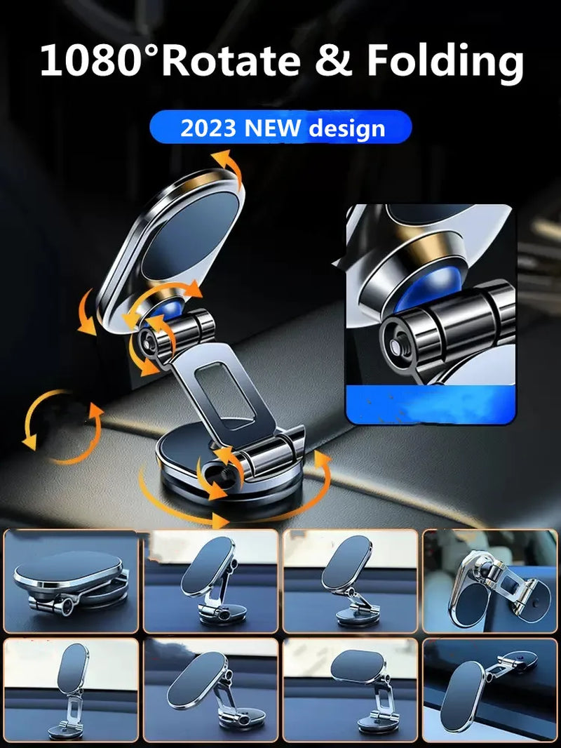 Foldable Car Magnetic Phone Holder  Car Air Vent Mount GPS Support for Iphone Xiaomi Samsung in Car Mobile Phone Stand