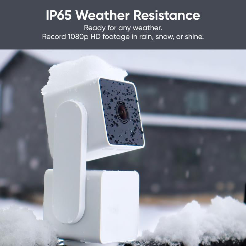 Wyze Cam Pan V3 — #1 Security Camera on Tiktok! Wired, Indoor/Outdoor Pan Tilt Zoom (PTZ) W/ 360 Degree Motion Tracking, Color Night Vision, HD, Wifi