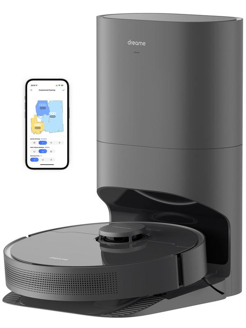 DREAME D10S plus Robot Vacuum and Mop Combo, Self-Emptying for up to 65 Days, 5,000Pa Suction Power, Advanced AI and Lidar Navigation, 280-Min Runtime, Compatible with Alexa, Ideal for Pet Hair House Cleaning Tools
