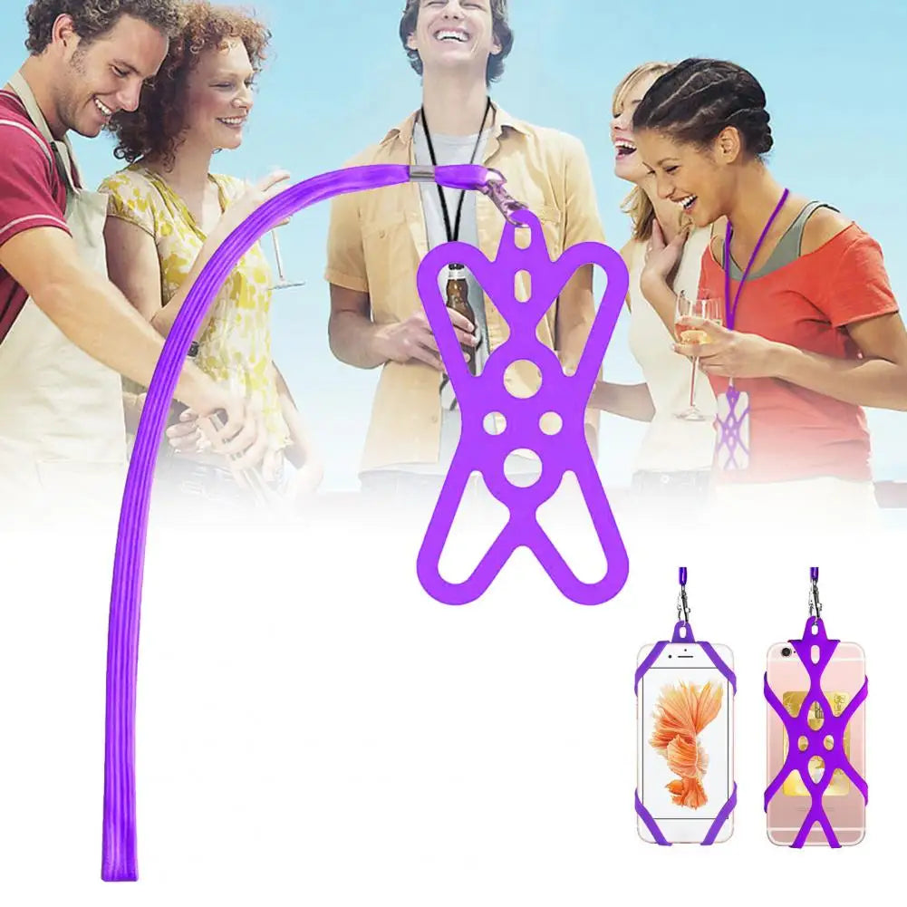 Stay hands-free and stylish with our Universal Silicone Phone Lanyard! Perfect for your smartphone! 📱✨ #PhoneAccessories #HandsFree