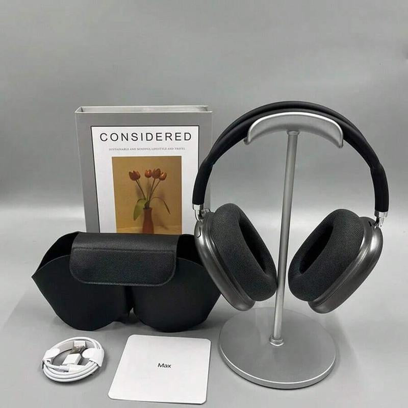 MAXPRO High-End Bluetooth Headset with Detachable Magnetic Earmuffs, Ultra-High Sound Quality All-Inclusive Earbuds, Including Headphone Protective Case and Type-C Charging Cable
