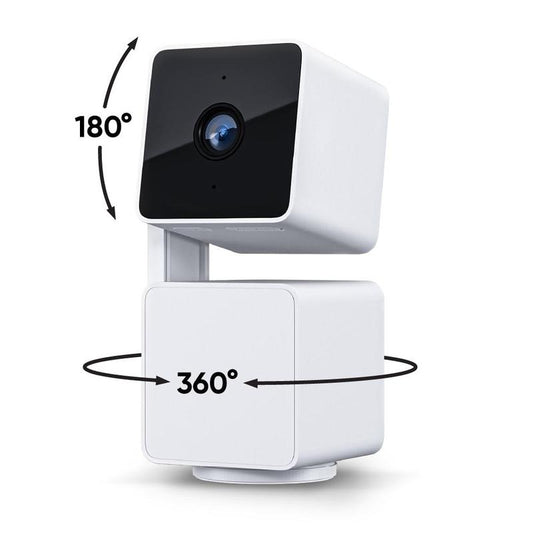 Wyze Cam Pan V3 — #1 Security Camera on Tiktok! Wired, Indoor/Outdoor Pan Tilt Zoom (PTZ) W/ 360 Degree Motion Tracking, Color Night Vision, HD, Wifi