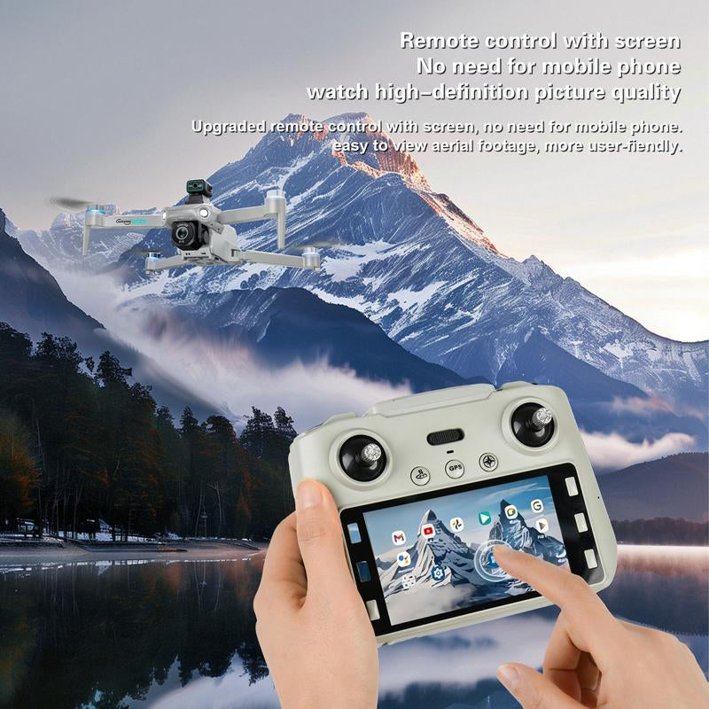 2025 BRAND NEW Drone with 4K UHD EIS Camera, 5G Wifi FPV RC Quadcopters, Brushless Motors, Obstacle Avoidance, Automatic Return, and Replaceable Wing Batteries