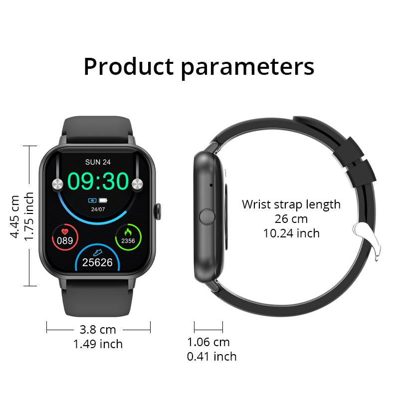 COLMI P20 plus Smart Watch 1.83'' Fashion Touch Screen 100+ Sports Modes DIY Dials Messages Reminder Multifunctional for Fitness Smartwatch
