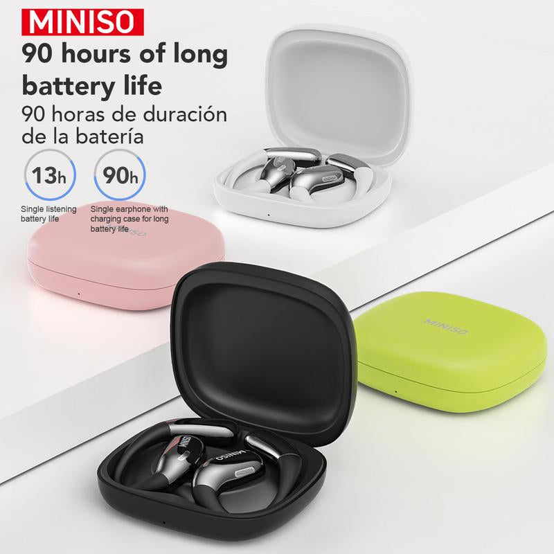 MINISO X28 OWS Open Ear Wireless Bluetooth Earbuds Support 135 Languages Real Time Bluetooth 58H Playback HIFI Stereo Fast Charging